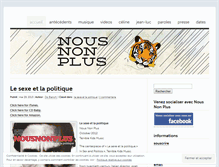 Tablet Screenshot of nousnonplus.com
